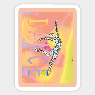 Pastel Dance Text Sticker